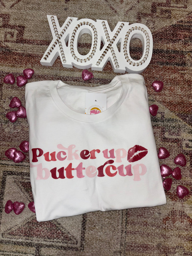 PUCKER UP BUTTERCUP TEE