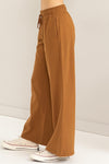 FEELING CUTE MID- RISE DRAWSTRING WIDE LEG PANT