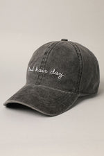 BAD HAIR DAY HAT - VINTAGE BLACK