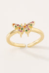 EMILY BUTTERFLY RING- GOLD