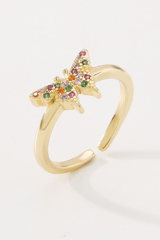 EMILY BUTTERFLY RING- GOLD